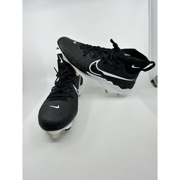 Nike Alpha Huarache NXT Black White Baseball Cleats DJ6517-001 Mens Size 12 - Picture 1 of 6